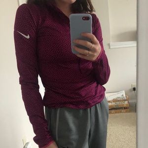 Nike pro quarter zip
